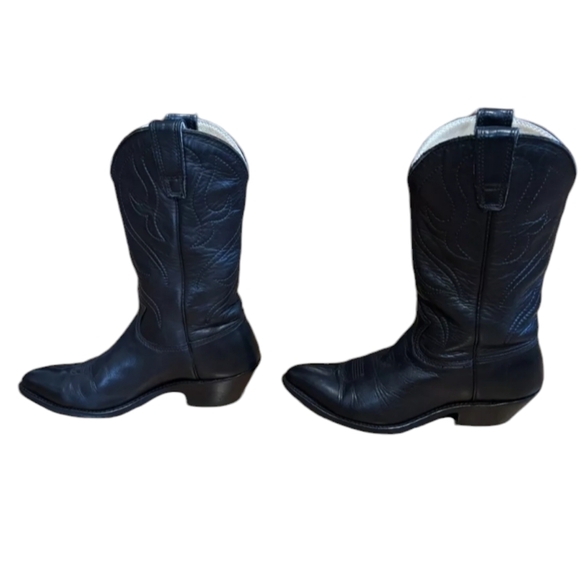 Vintage Stewart Boot Co 1977 Handmade Men’s  Cowboy *Beautiful Leather Size 8B - Picture 2 of 9